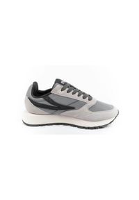 Buty treningowe męskie Fila FFM022380012. Zapięcie: sznurówki. Kolor: szary. Materiał: tkanina, skóra, materiał, syntetyk. Szerokość cholewki: normalna