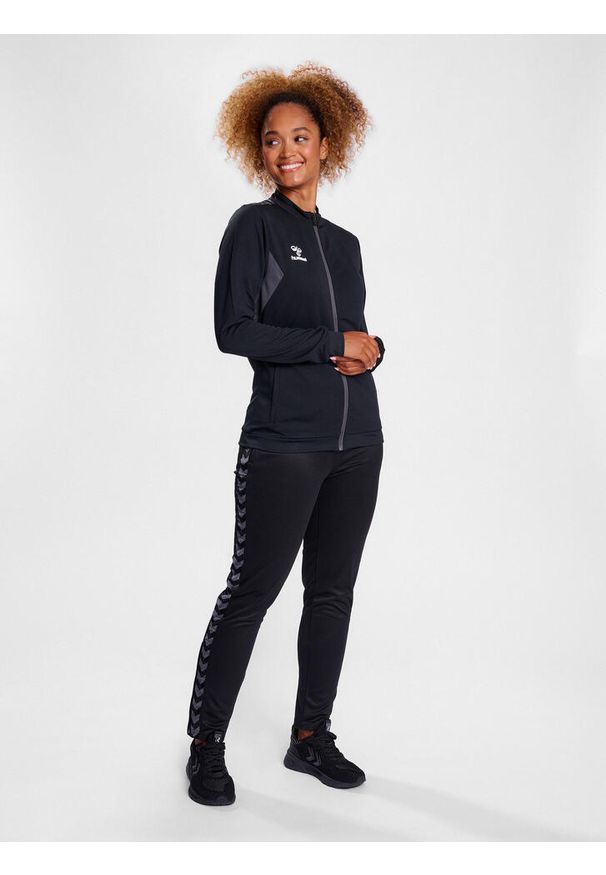 Hummel - HUMMEL bluza sportowa rozpinana AUTHENTIC PL ZIP. Kolor: czarny. Sport: fitness