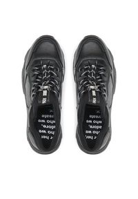 Bronx Sneakersy 66167P-A Czarny. Kolor: czarny. Materiał: skóra #8