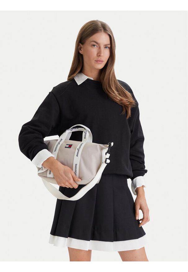 Tommy Jeans Torebka Tjw Ess Daily Mini Tote AW0AW18460 Beżowy. Kolor: beżowy