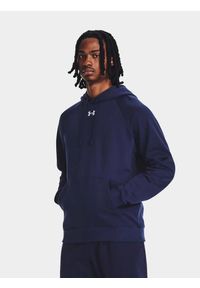 Bluza męska Under Armour Rival Fleece Hoodie. Typ kołnierza: kaptur. Kolor: niebieski. Sport: fitness #2