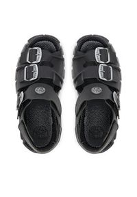 NEW ROCK Sandały M-BIOS101SF-C1 Czarny. Kolor: czarny. Materiał: skóra. Styl: rockowy #4