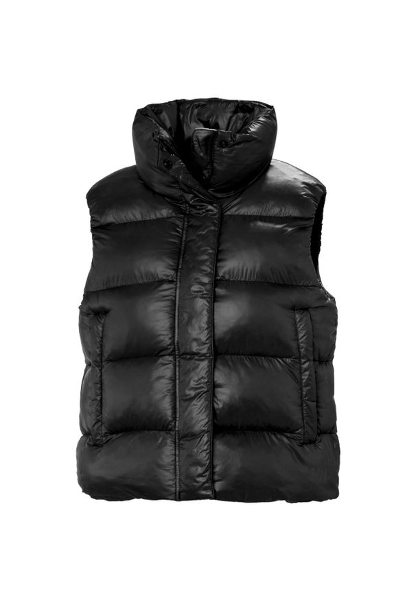 Damska kurtka bez rękawów Helly Hansen Jade. Kolor: czarny. Materiał: puch. Długość rękawa: bez rękawów. Sezon: zima