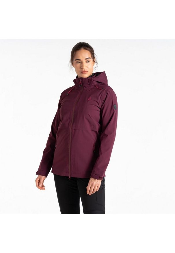 DARE 2B - Switch Up II damska kurtka przeciwdeszczowa. Kolor: fioletowy. Materiał: materiał. Sport: wspinaczka, turystyka piesza