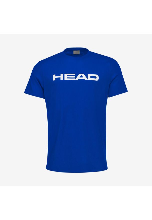 Head - Koszulka z krótkim rękawem dziecięca CLUB BASIC. Kolor: niebieski. Materiał: bawełna, jersey, materiał, poliester. Długość rękawa: krótki rękaw. Długość: krótkie
