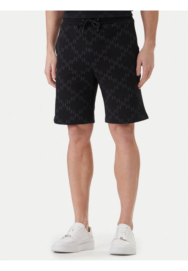 Karl Lagerfeld - KARL LAGERFELD Szorty sportowe 705076 562952 Czarny Regular Fit. Kolor: czarny. Materiał: bawełna. Styl: sportowy