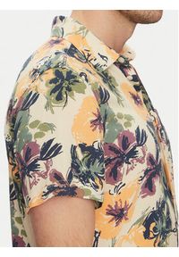 Blend Koszula 20718224 Beżowy Slim Fit. Kolor: beżowy. Materiał: wiskoza