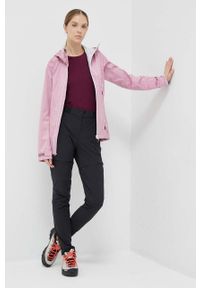 CMP kurtka outdoorowa kolor różowy. Kolor: różowy. Materiał: materiał. Długość: długie. Sezon: zima #3
