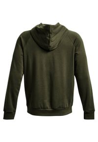 Under Armour - Męska Bluza Polarowa Rival. Kolor: zielony. Materiał: polar