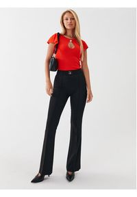 Liu Jo Spodnie materiałowe CF3144 T2527 Czarny Slim Fit. Kolor: czarny. Materiał: syntetyk #3