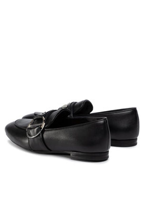 Gino Rossi Loafersy Iku DWI968-Z47-0324-9900-0 Czarny. Kolor: czarny. Materiał: skóra