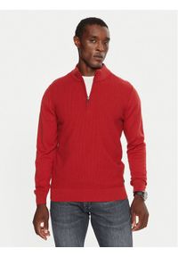 Pierre Cardin Sweter C5 51012.5065 Czerwony Regular Fit. Kolor: czerwony. Materiał: bawełna #1