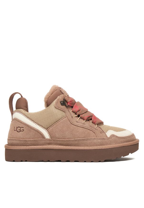 Sneakersy Ugg. Kolor: brązowy