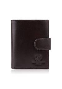 Portfel męski brązowy PAOLO PERUZZI T-14-BR. Kolor: brązowy. Materiał: skóra #1