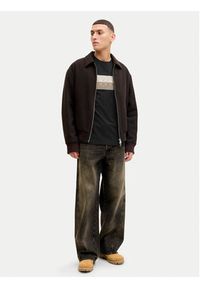 Jack & Jones T-Shirt Fusion 12289863 Czarny Regular Fit. Kolor: czarny. Materiał: bawełna #6