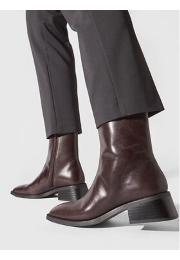 Vagabond Shoemakers Botki Blanca 5217-201-35 Brązowy. Kolor: brązowy. Materiał: skóra