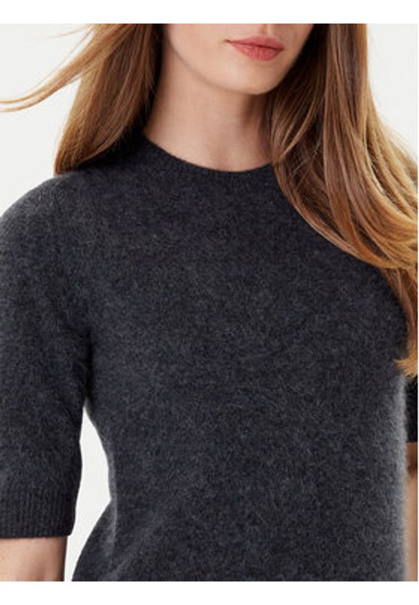 Marella Sweter Jim 2523366075 Szary Regular Fit. Kolor: szary. Materiał: wełna