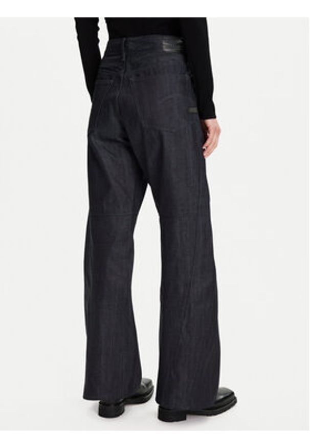 G-Star RAW - G-Star Raw Jeansy Contor 3D D27690-D315 Granatowy Wide Leg. Kolor: niebieski