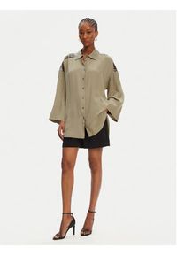 ACCESS FASHION Koszula 53-7027-437 Zielony Loose Fit. Kolor: zielony. Materiał: wiskoza