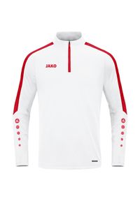 Dziecięca bluza dresowa zapinana na zamek Jako Power. Kolor: wielokolorowy, biały, czerwony. Materiał: dresówka #1