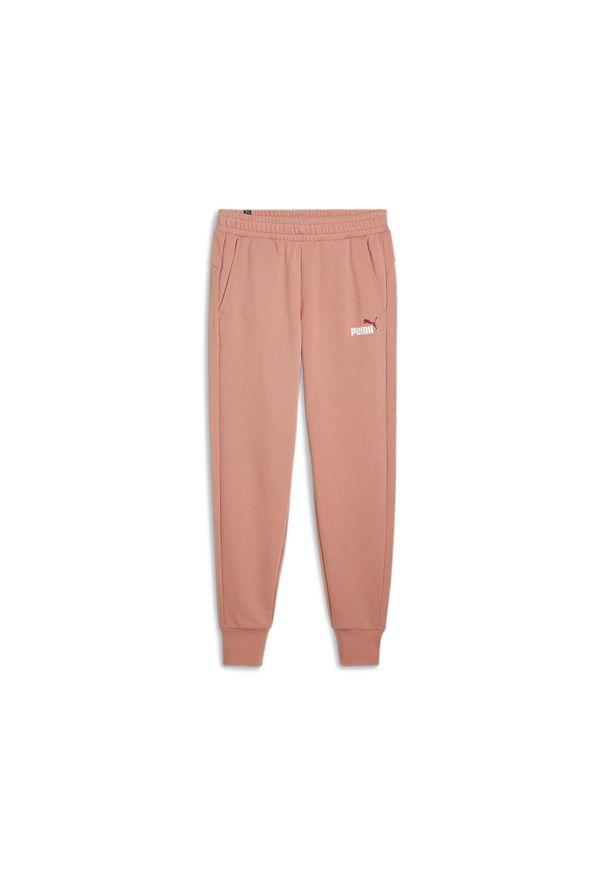 Jogging Puma ESS+ 2 Col Logo. Kolor: różowy. Sport: bieganie
