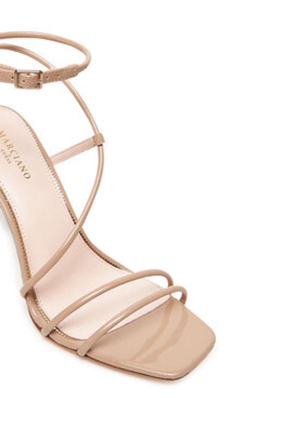 Marciano Guess Sandały 5YGZ35 7231A Beżowy. Kolor: beżowy. Materiał: skóra, lakier