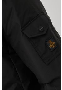 Refrigiwear - RefrigiWear kurtka męska kolor czarny przejściowa. Okazja: na co dzień. Typ kołnierza: kaptur. Kolor: czarny. Długość rękawa: raglanowy rękaw. Styl: casual