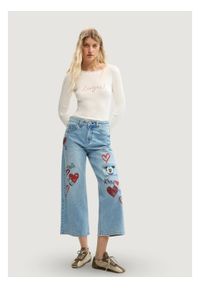 Desigual Jeansy Herry 26SWDD16 Niebieski Straight Fit. Kolor: niebieski #1