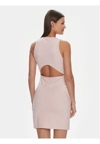Calvin Klein Jeans Sukienka letnia Racerback Milano J20J223067 Różowy Slim Fit. Kolor: różowy. Materiał: syntetyk. Sezon: lato