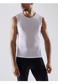 Tank top Craft cool mesh superlight. Kolor: biały. Materiał: mesh. Długość rękawa: bez rękawów. Styl: sportowy #2
