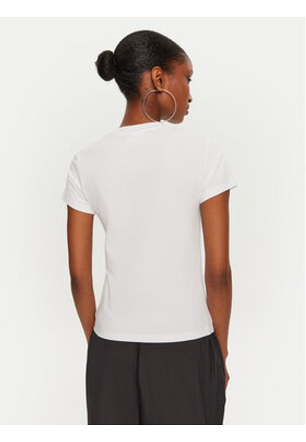Juicy Couture T-Shirt Mon Amour JCSCT224407 Biały Slim Fit. Kolor: biały. Materiał: bawełna