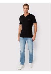 Guess T-Shirt M2YI37 I3Z11 Czarny Slim Fit. Kolor: czarny. Materiał: bawełna #5