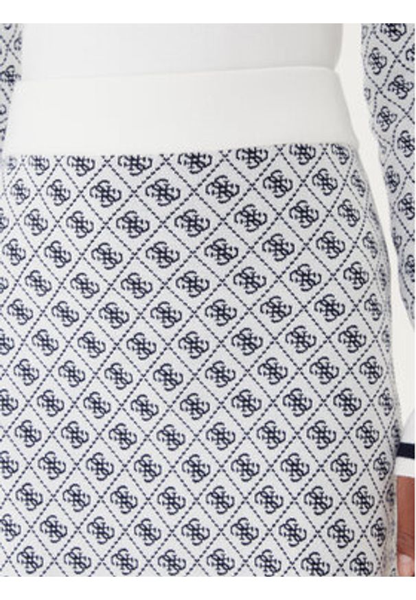 Guess Spódnica ołówkowa W5BD81 Z3JD2 Écru Slim Fit. Materiał: syntetyk