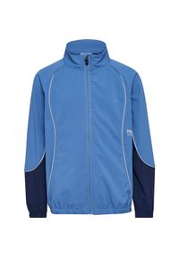 Dziecięca bluza dresowa zapinana na zamek Hummel. Kolor: niebieski. Materiał: dresówka #1