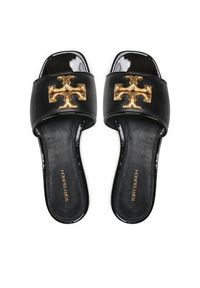 Tory Burch Klapki Eleanor Slide 88744 Czarny. Kolor: czarny. Materiał: skóra #8