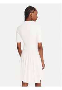 Lacoste Sukienka codzienna EF5803 Écru Regular Fit. Okazja: na co dzień. Materiał: syntetyk. Typ sukienki: proste. Styl: casual #5