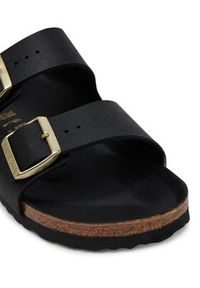 Birkenstock Klapki Arizona Hex 1029493 Czarny. Kolor: czarny. Materiał: skóra