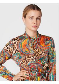 Marciano Guess Sukienka koszulowa 2BGK59 7099Z Kolorowy Regular Fit. Materiał: syntetyk. Wzór: kolorowy. Typ sukienki: koszulowe #3