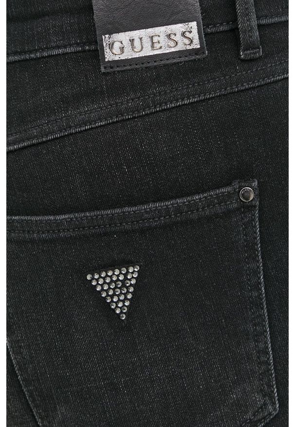 Guess jeansy damskie high waist. Stan: podwyższony. Kolor: czarny