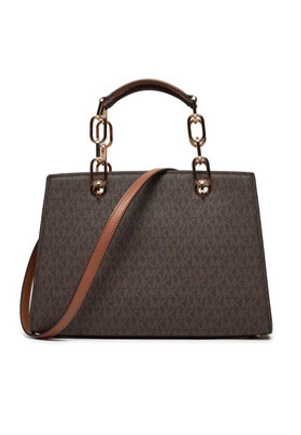 MICHAEL Michael Kors Torebka 30S4GCYS2B Brązowy. Kolor: brązowy. Materiał: skórzane