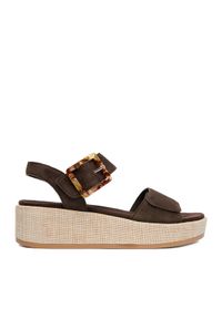 Remonte Sandały CEO-D1N54-25 Brązowy. Kolor: brązowy. Materiał: zamsz, skóra #1
