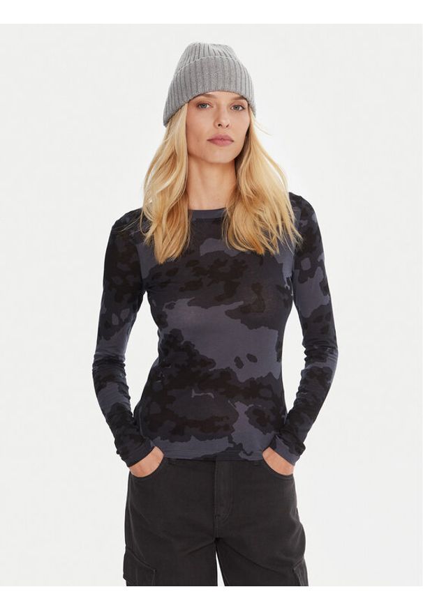 G-Star RAW - G-Star Raw Bluzka D27103-E151 Granatowy Slim Fit. Kolor: niebieski. Materiał: bawełna