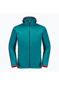 Kurtka skiturowa męska Jack Wolfskin Alpspitze Ins Hoody. Kolor: zielony. Sezon: zima. Sport: narciarstwo