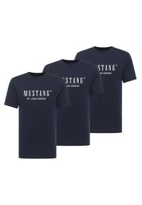 3-Pak T-Shirt Mustang Style Alex Granatowy 1017990 4136. Kolor: niebieski #2
