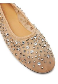 Tory Burch Baleriny 162066 Beżowy. Kolor: beżowy. Materiał: materiał #4