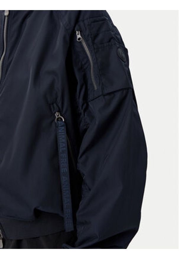 Save The Duck Kurtka bomber D32105W TWIL20 Granatowy Oversize. Kolor: niebieski. Materiał: syntetyk