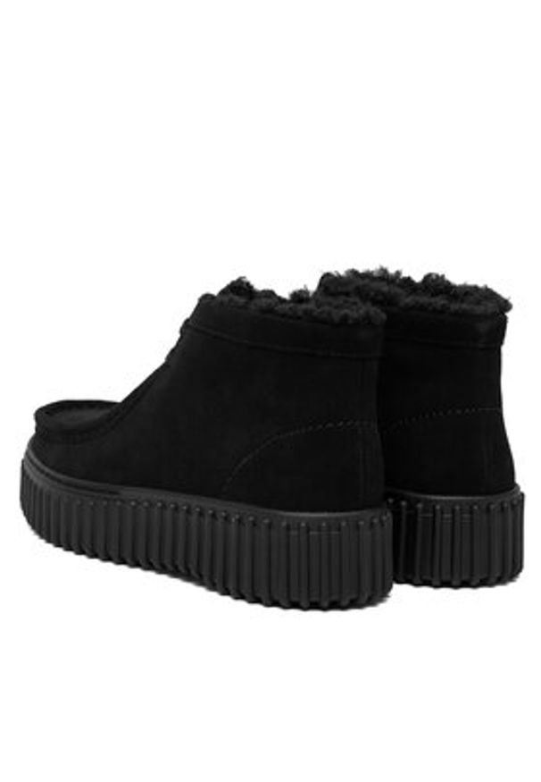 Clarks Trzewiki Torhill Moss 26182916 Czarny. Kolor: czarny. Materiał: zamsz, skóra