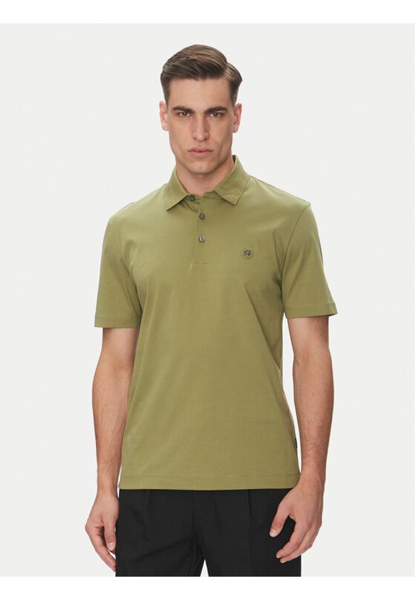 BOSS Polo C-Parris 01 50520297 Zielony Regular Fit. Typ kołnierza: polo. Kolor: zielony. Materiał: bawełna