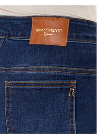 Rinascimento Jeansy CFC0124950003 Niebieski Flare Fit. Kolor: niebieski #4