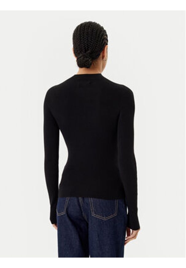 Guess Golf W5BR15 Z3OW2 Czarny Slim Fit. Typ kołnierza: golf. Kolor: czarny. Materiał: syntetyk